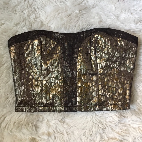 Sparkle & Fade Tops - Sparkle & Fade Sleeveless Crop Top